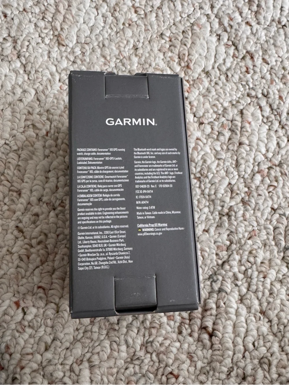 garmin Forerunner 165 Smartwatch - Black